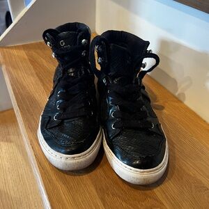 G by Guess Black high top sneaker size 6 1/2